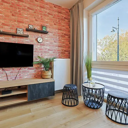 Lägenhet Heart Of Lodz, Manufaktura,